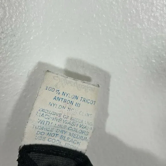 Vintage Sliperfection Slip Dress Size 38 Black Lace Trim Adjustable Straps Sexy - Picture 11 of 11